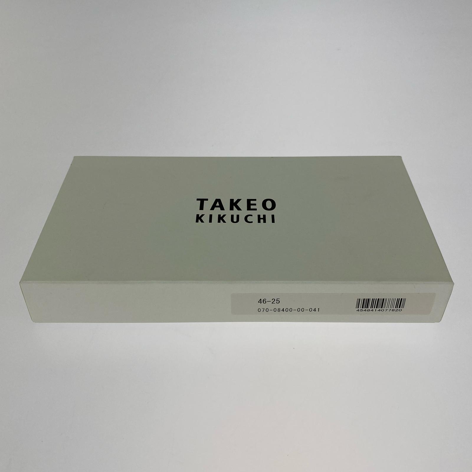 長財布 マーブルレザー 二つ折り ブラウン