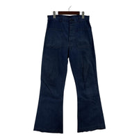 デニムパンツ U.S.NAVY 50s セーラーパンツ ブルー