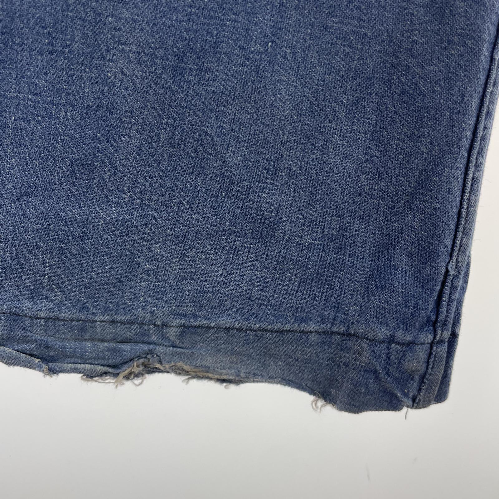 デニムパンツ U.S.NAVY 50s セーラーパンツ ブルー