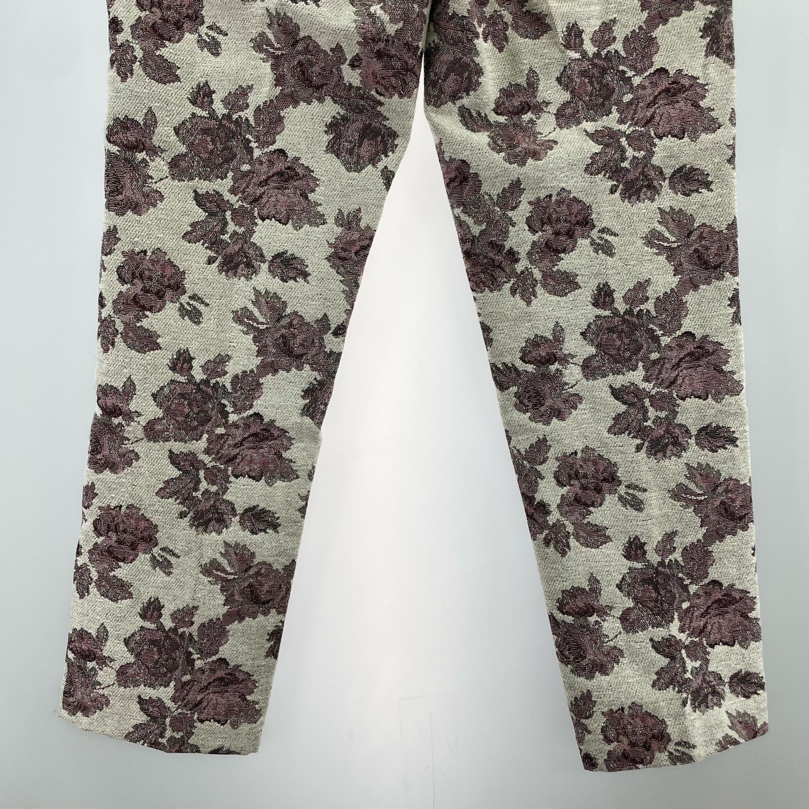 パンツ URIG 花柄センタープレスパンツ 1