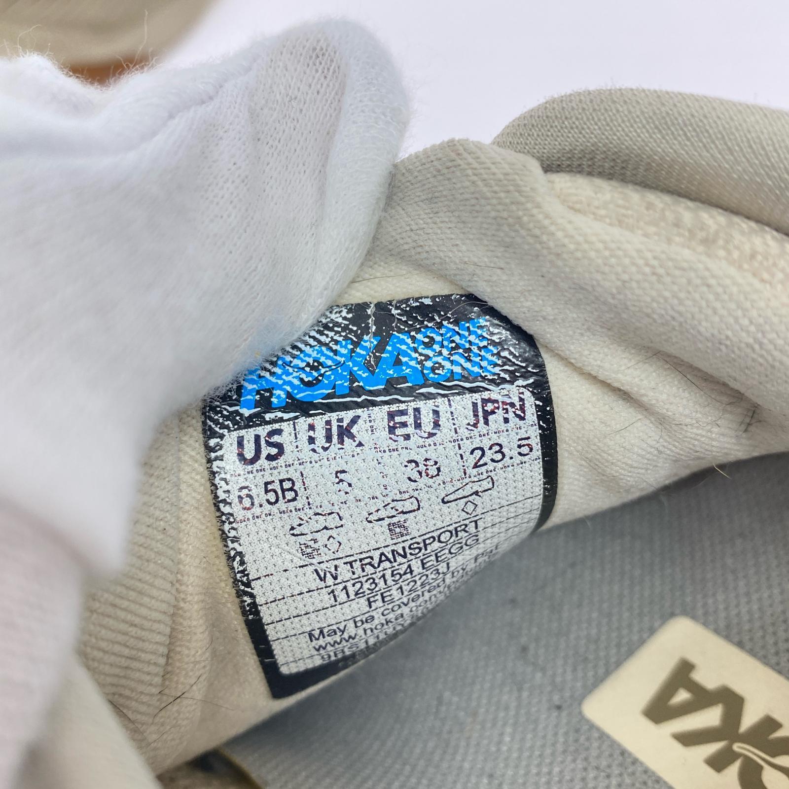 スニーカー HOKA ONEONE W TRANSPORT 23.5cm 23.5cm (US5 1/2 UK5 EU37) ベージュ