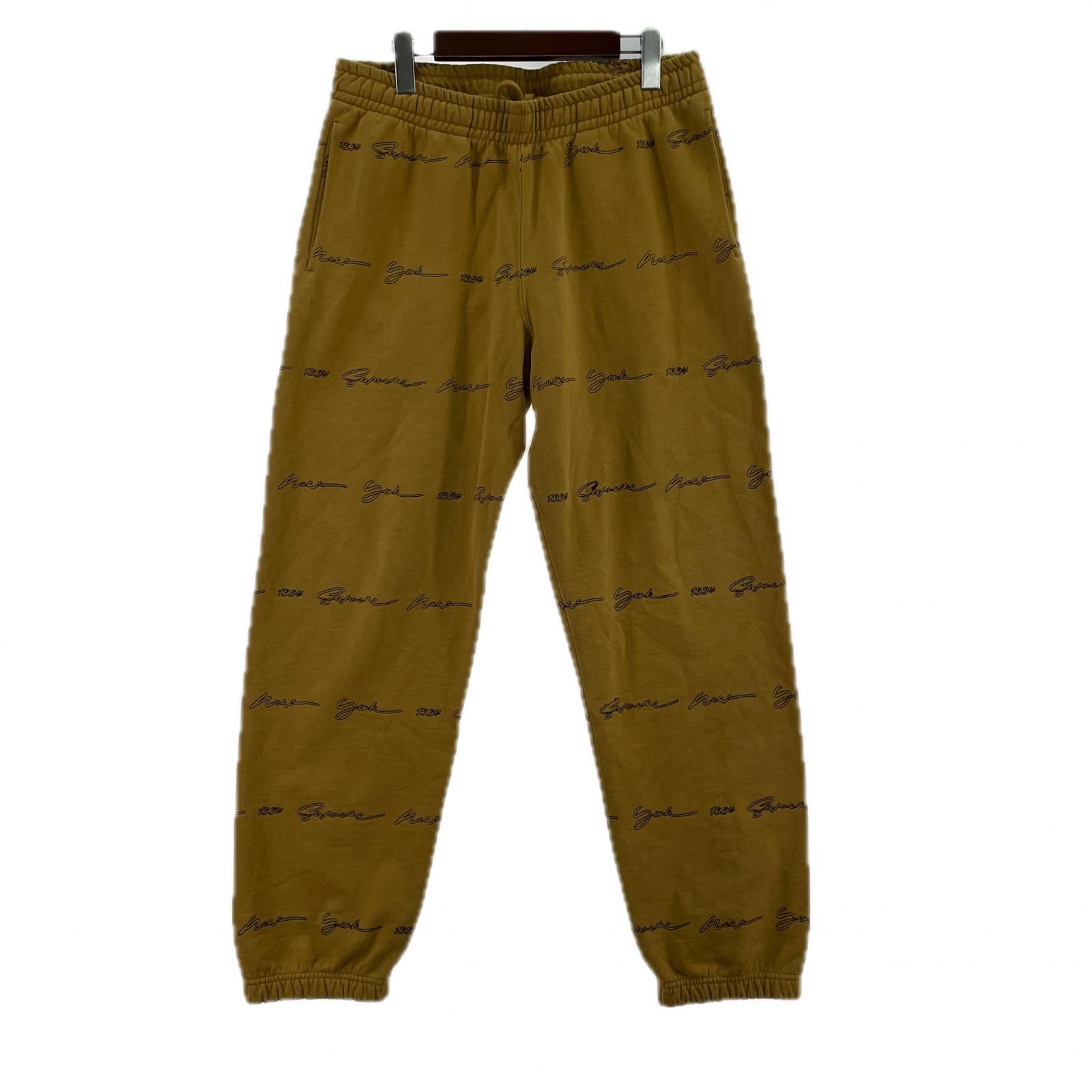 パンツ 22SS Script stripe pants M ブラウン