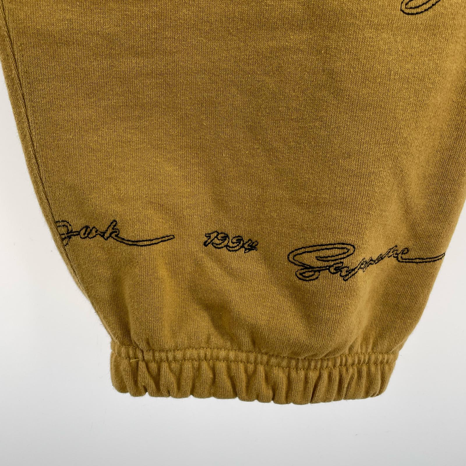 パンツ 22SS Script stripe pants M ブラウン