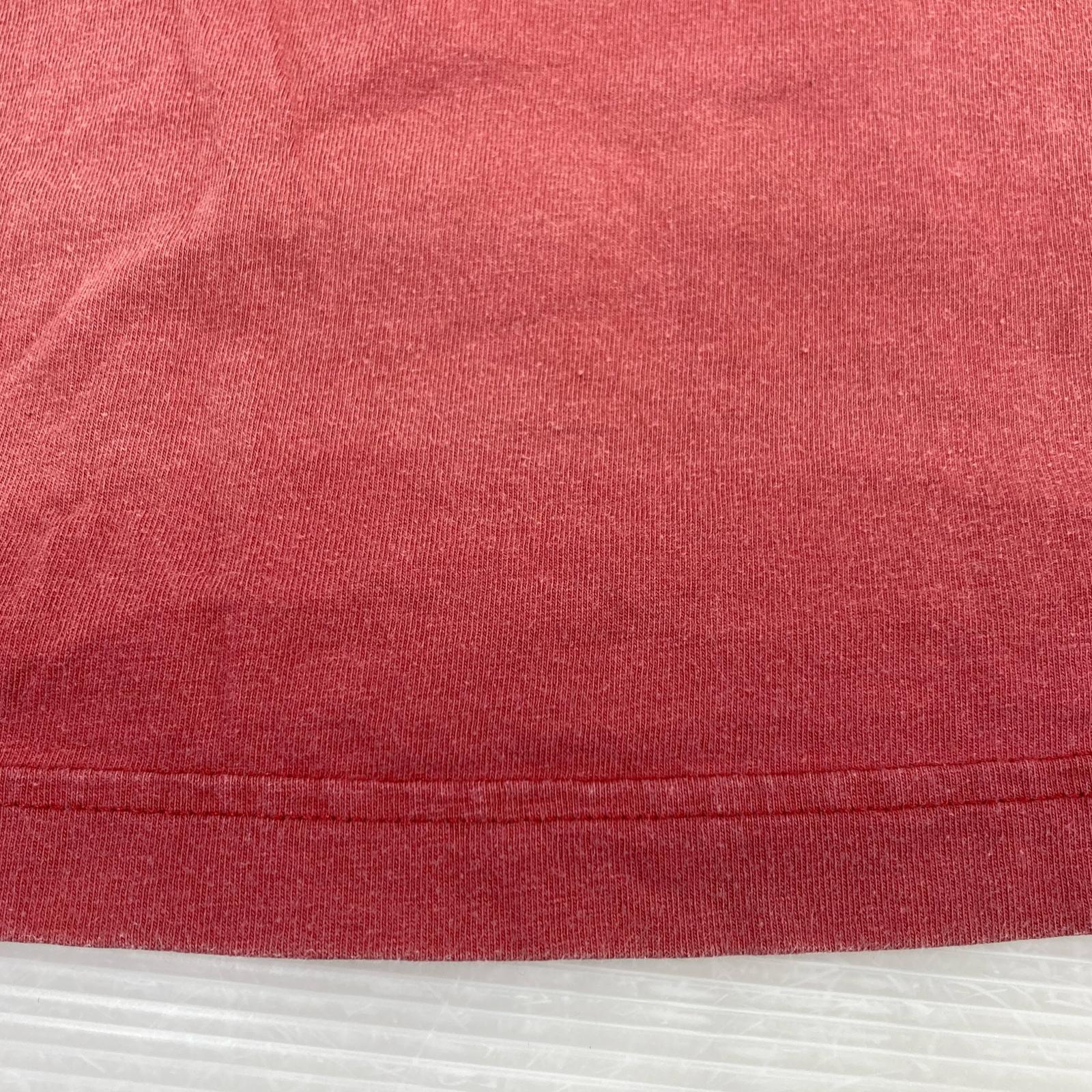 半袖Tシャツ 90s 銀タグ センタースウォッシュ レッド S ピンク