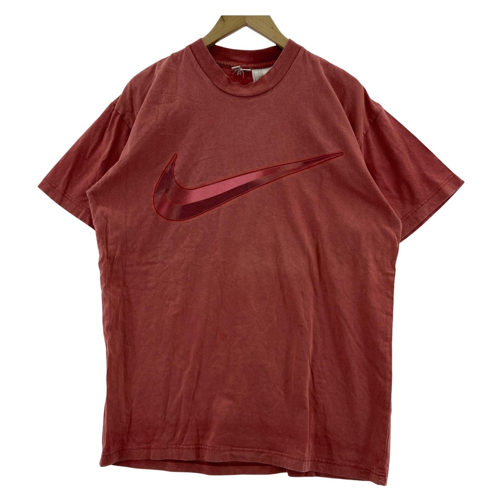 半袖Tシャツ 90s 銀タグ センタースウォッシュ レッド S ピンク