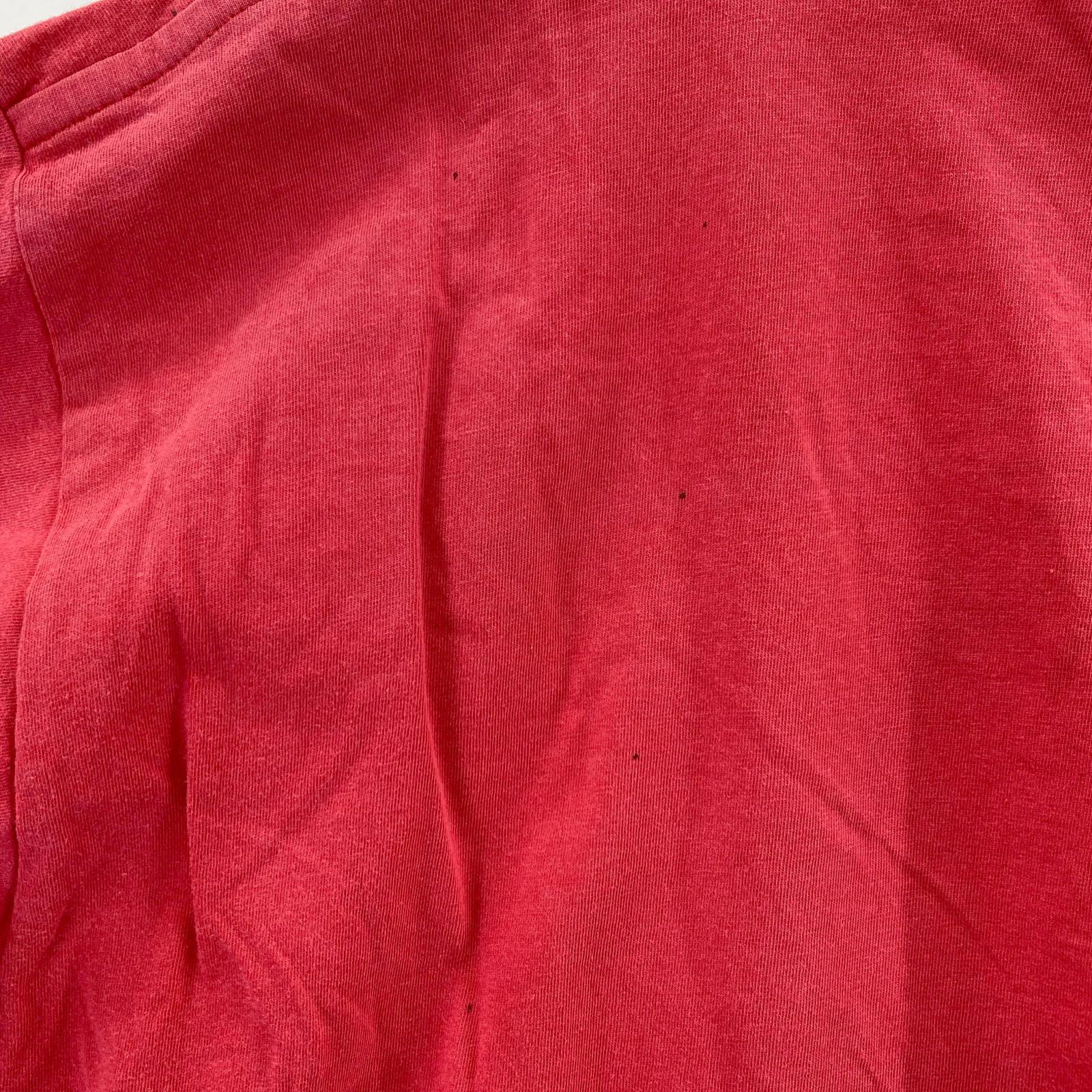 半袖Tシャツ 90s 銀タグ JORDANロゴプリント レッド(L) L レッド