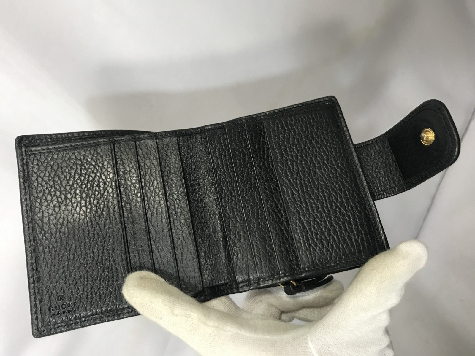 GGマーモント コンパクトウォレット 黒 523193・1147