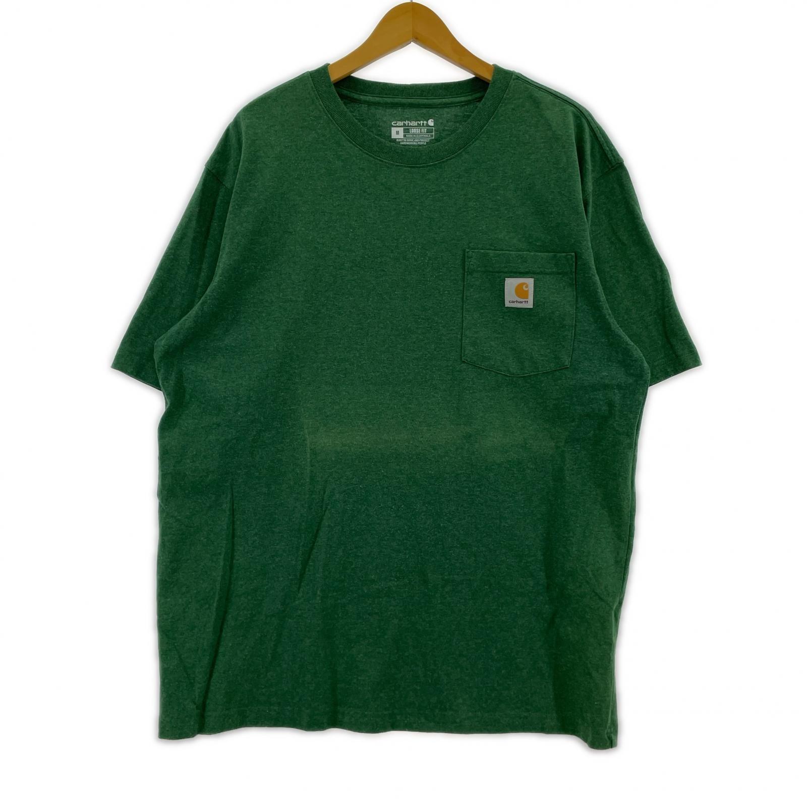 半袖Tシャツ ポケットT 緑 M グリーン