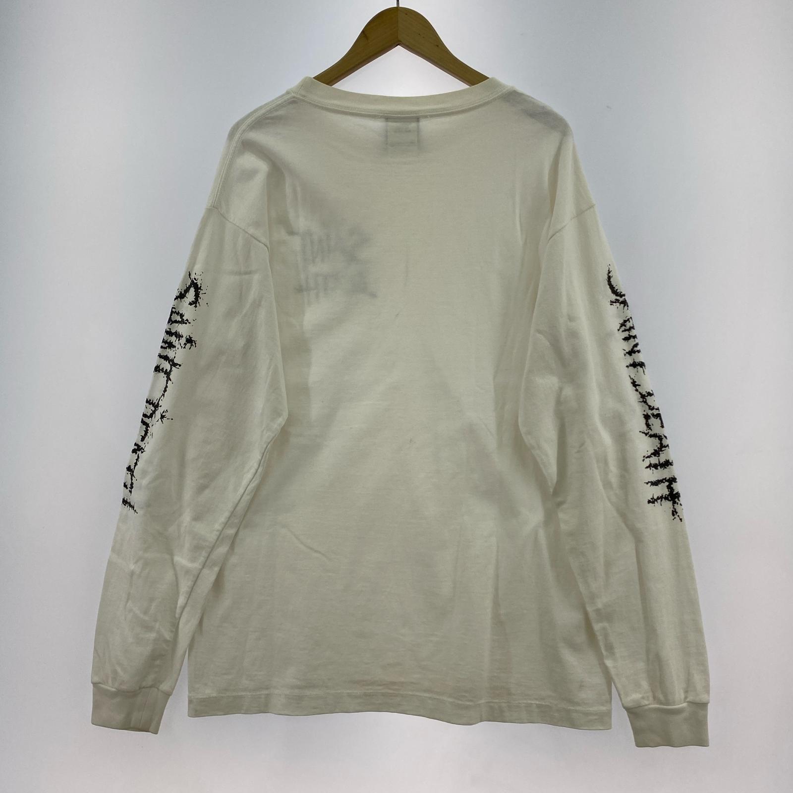 長袖Tシャツ L/S T-Shirt Saintdeath WHT (M) M ホワイト