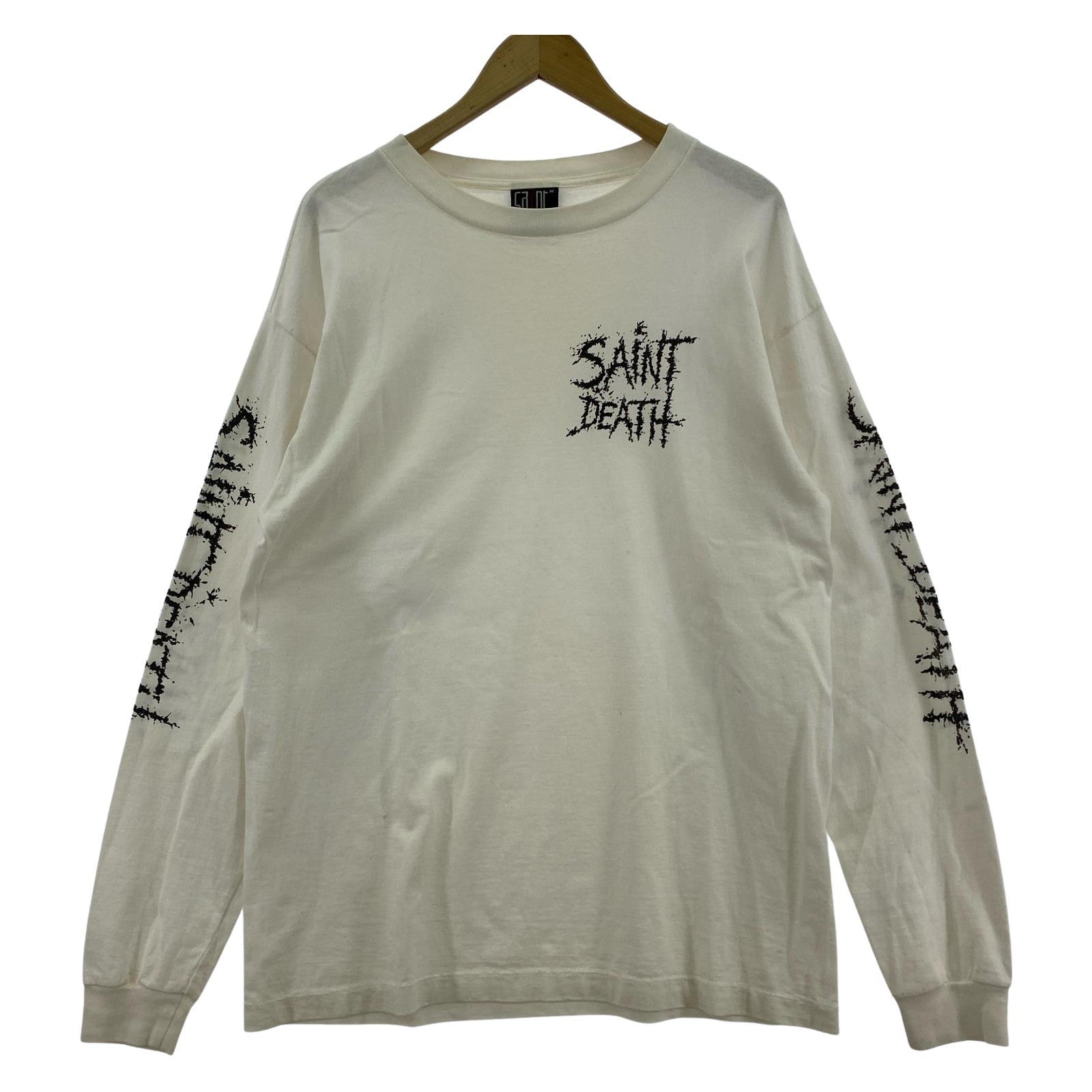 長袖Tシャツ L/S T-Shirt Saintdeath WHT (M) M ホワイト