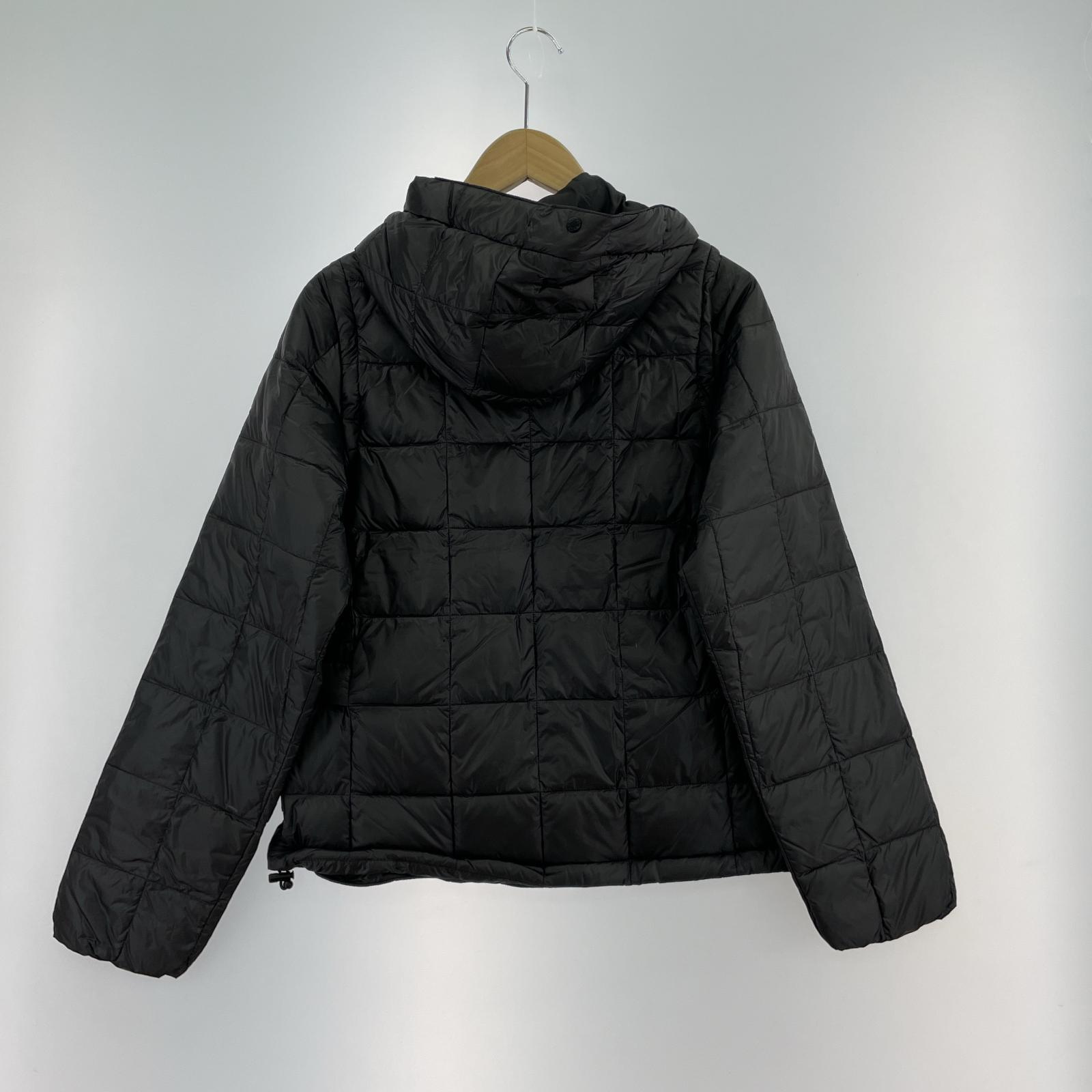 ダウンジャケット TAION EXTRA HOODIE INNER DOWN Black L L ブラック