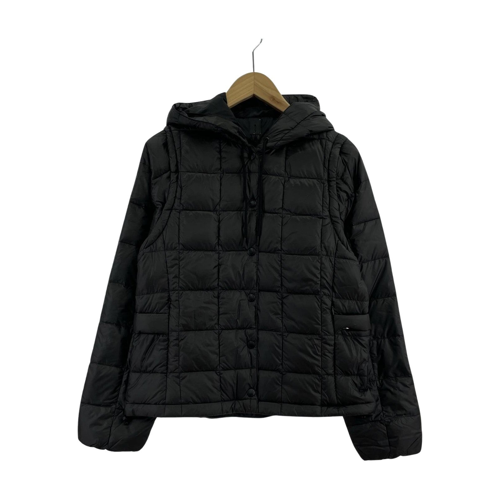 ダウンジャケット TAION EXTRA HOODIE INNER DOWN Black L L ブラック