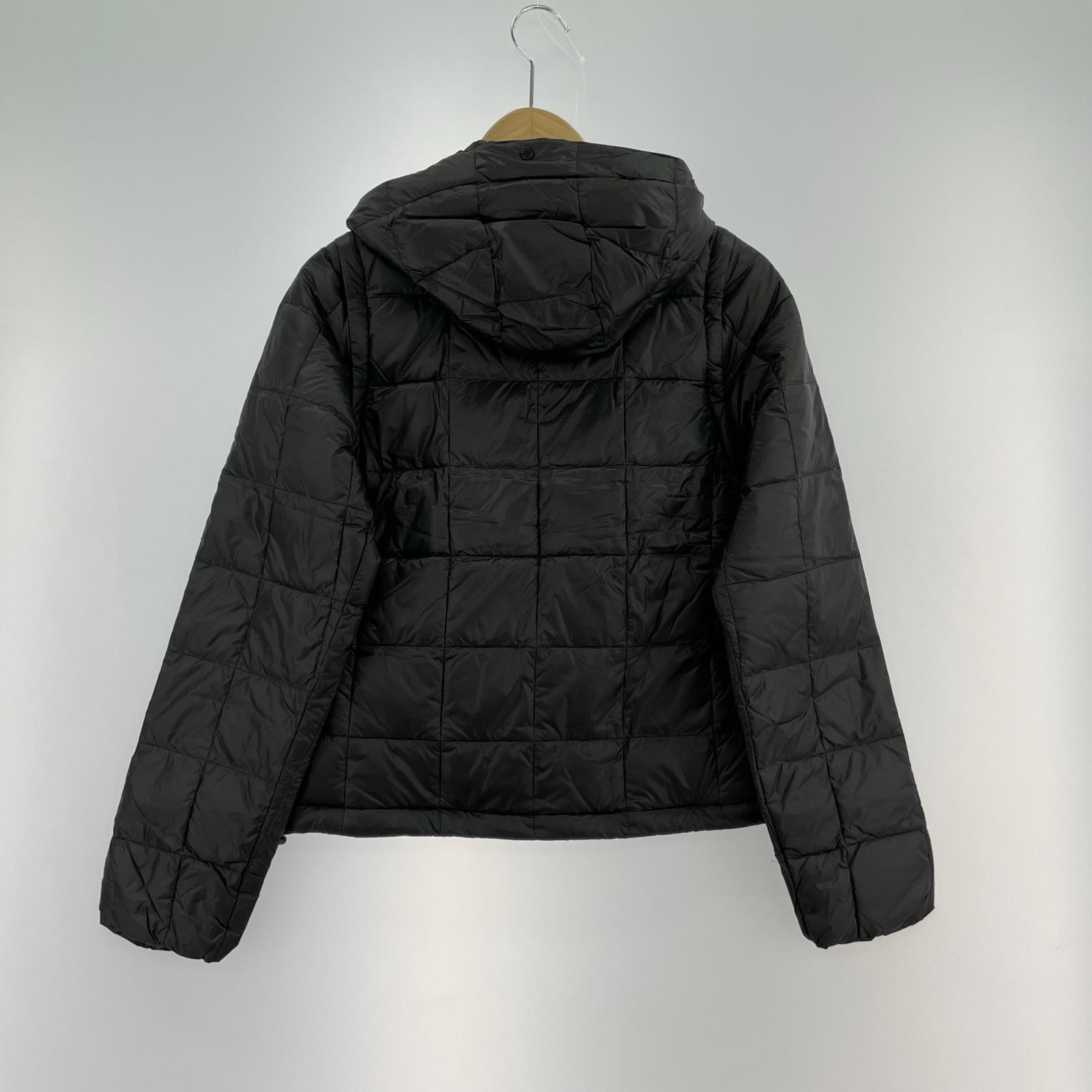ダウンジャケット TAION EXTRA HOODIE INNER DOWN Black S S ブラック