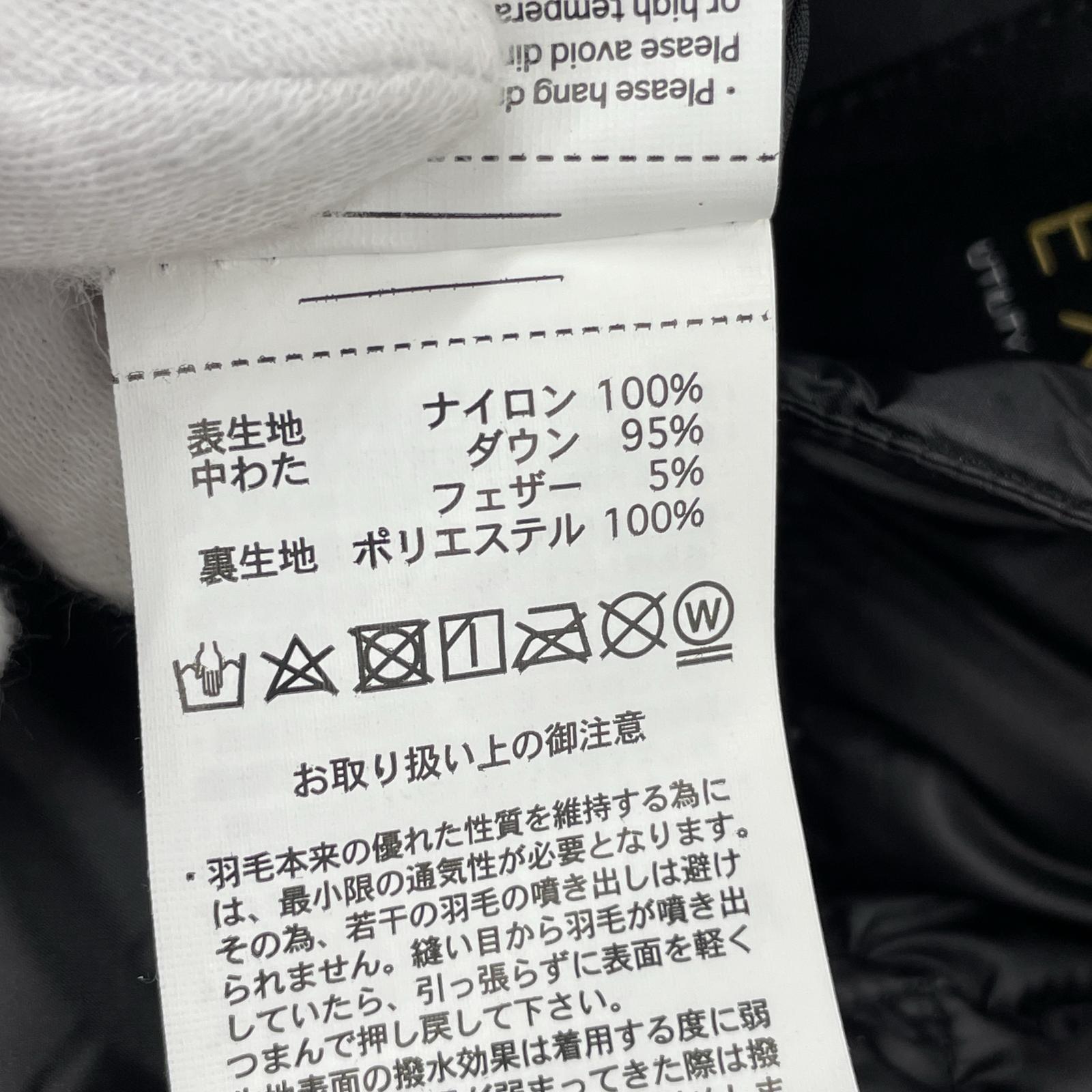 ダウンジャケット TAION EXTRA HOODIE INNER DOWN Black S S ブラック