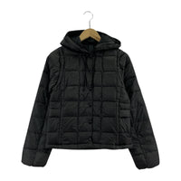 ダウンジャケット TAION EXTRA HOODIE INNER DOWN Black S S ブラック