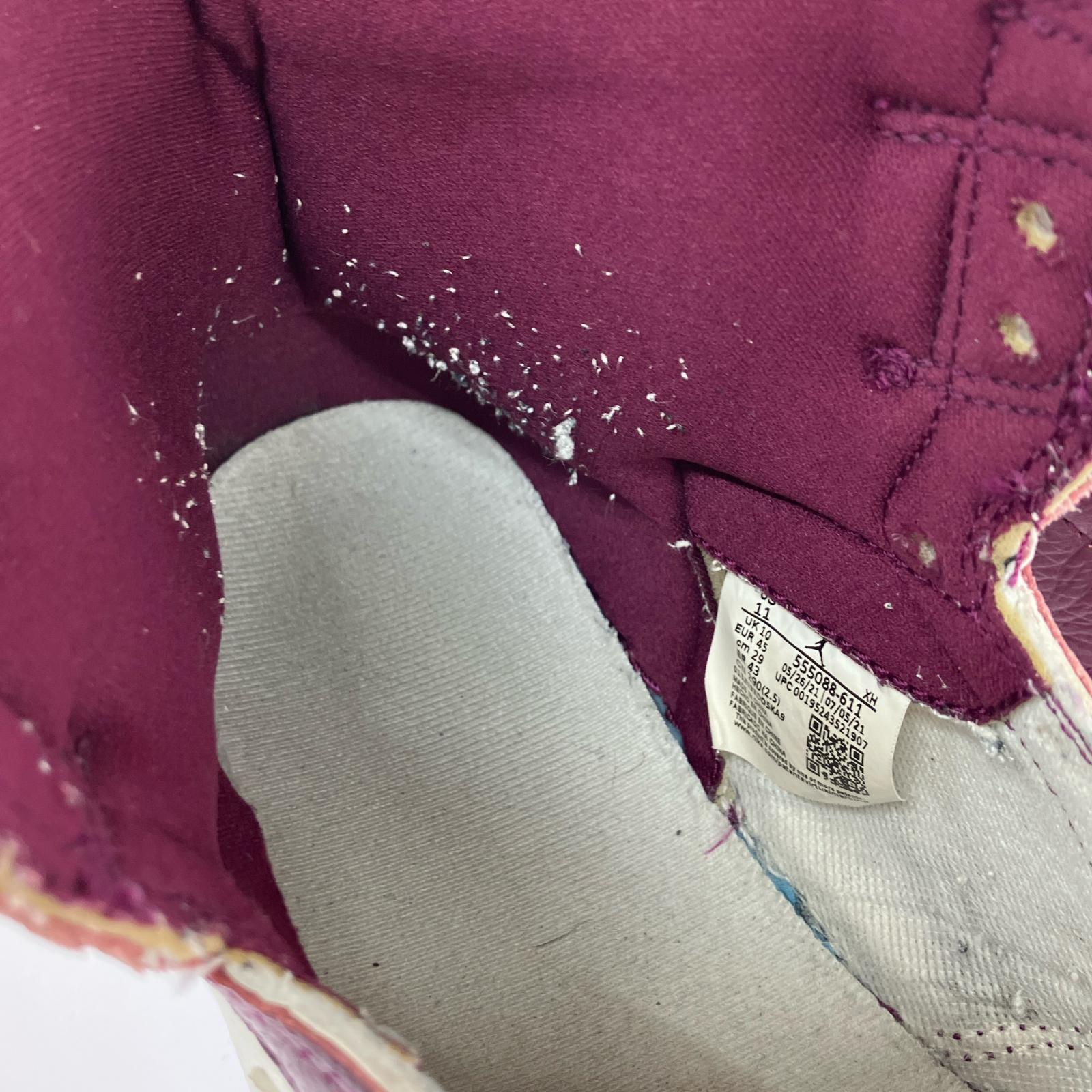 スニーカー AJ 1 High OG Bordeaux 29.0㎝ 555088-611 29cm (US11 UK10 1/2 EU48)