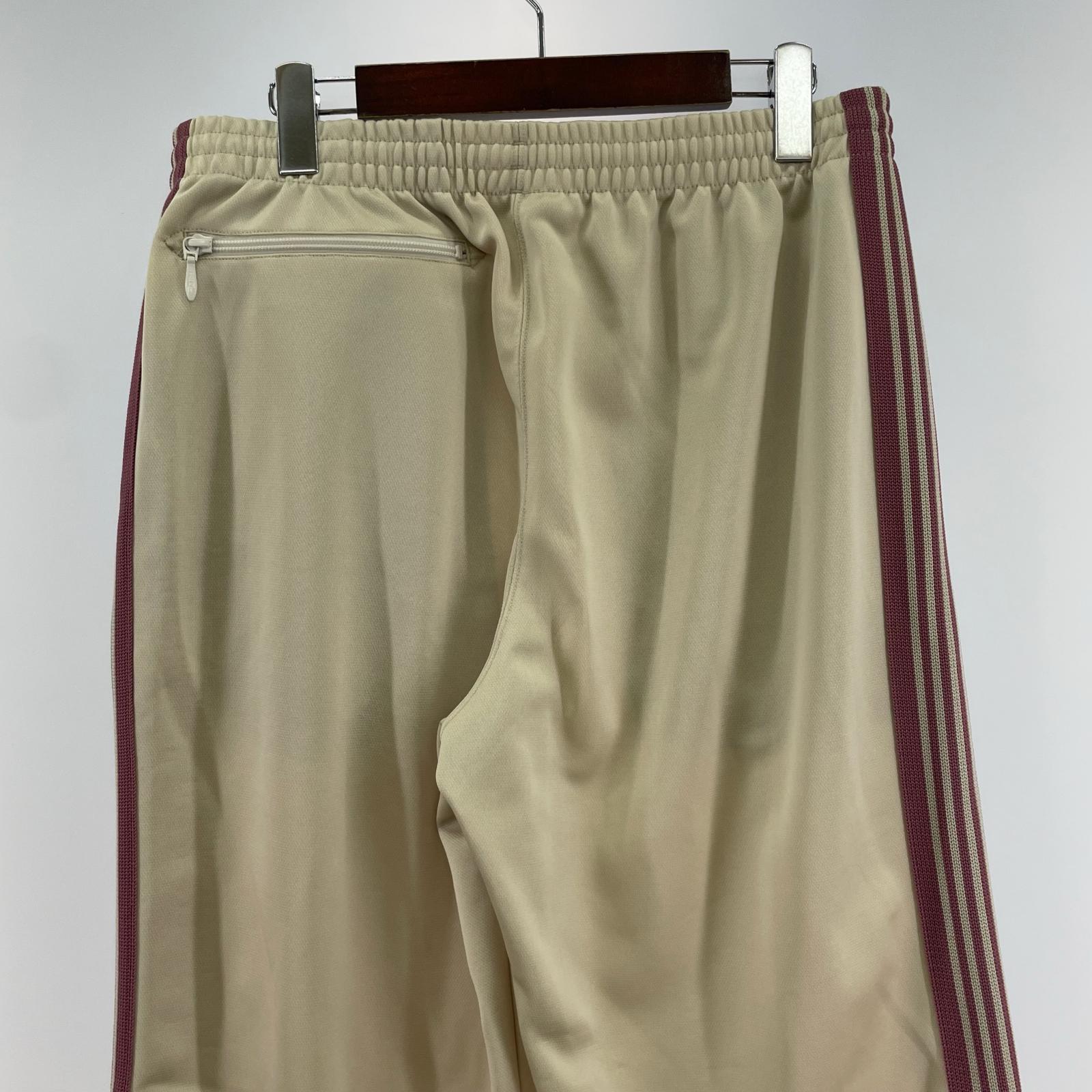 パンツ Needles Track Pant QV307 ベージュ (M) M ベージュ