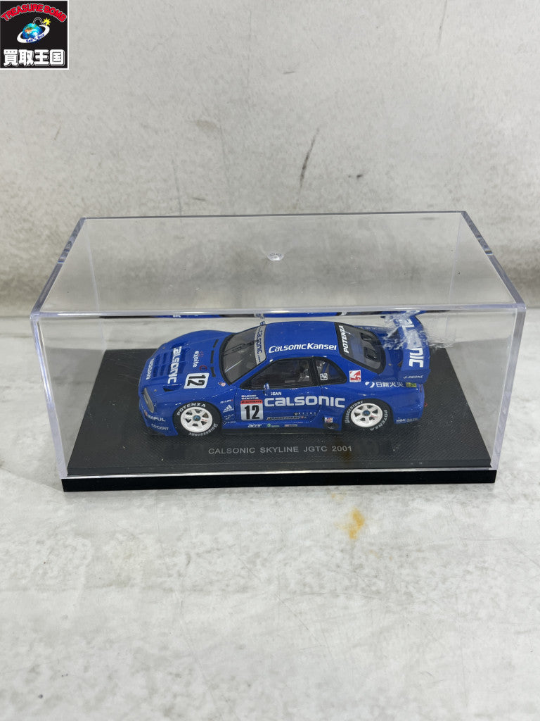 1/43 CALSONIC SKYLINE JGTC 2001 スケールカー
