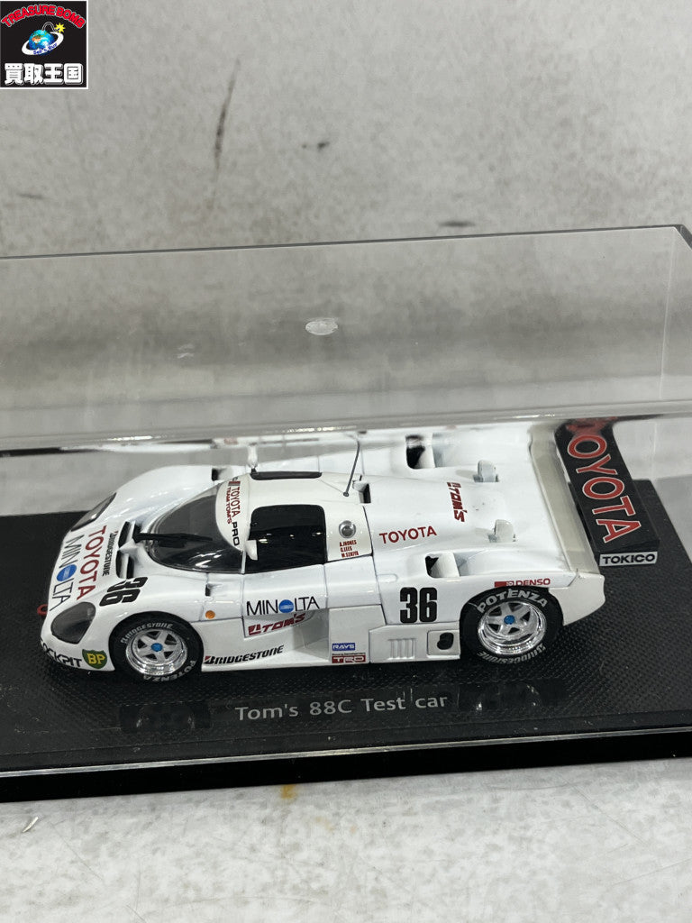 1/43 TOM’S 88C TEST CAR MINOLTA スケールカー