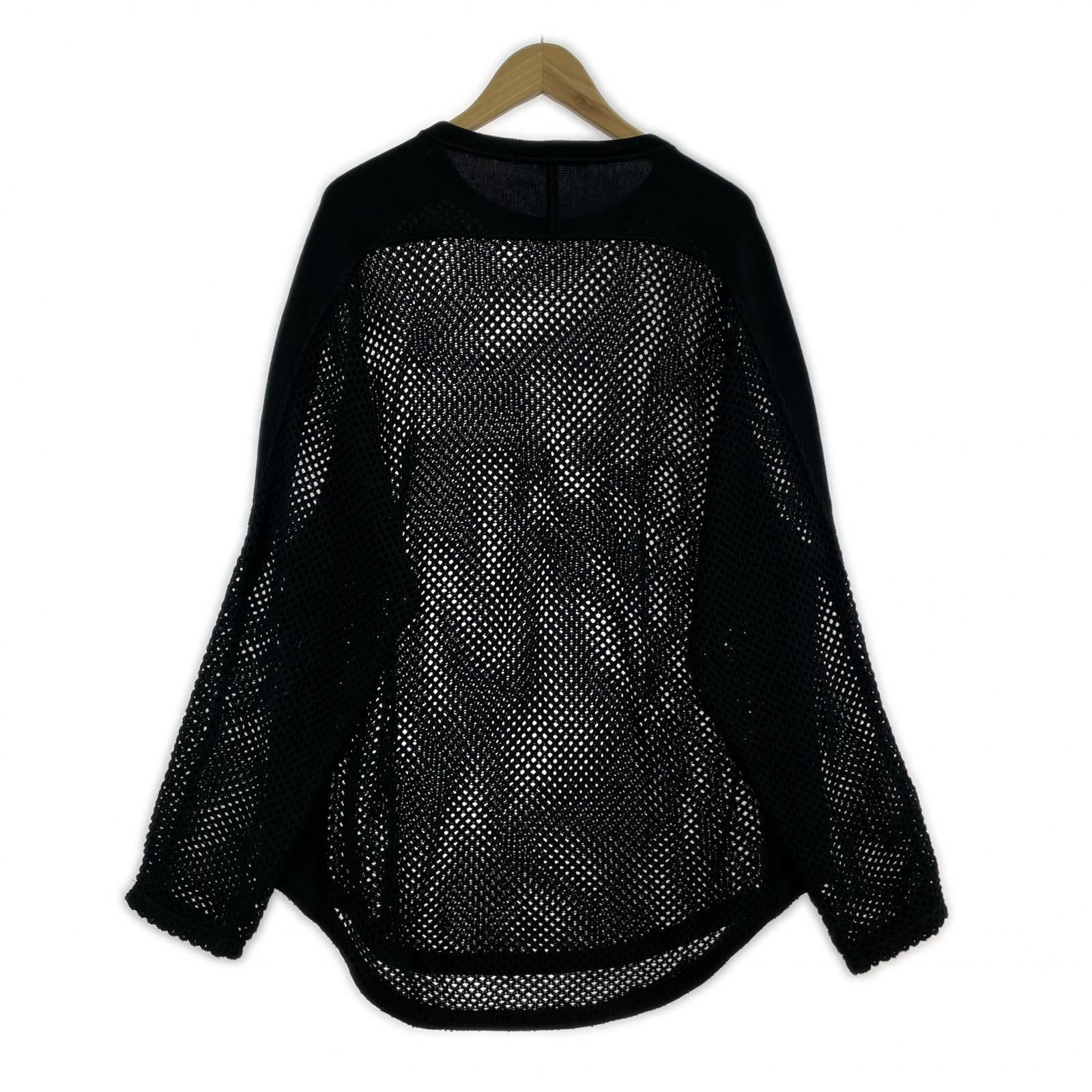 長袖Tシャツ 25SS PRINTED FOOTBALL KNIT TEE S ブラック S ブラック