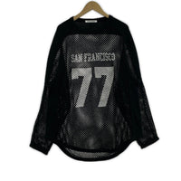 長袖Tシャツ 25SS PRINTED FOOTBALL KNIT TEE S ブラック S ブラック