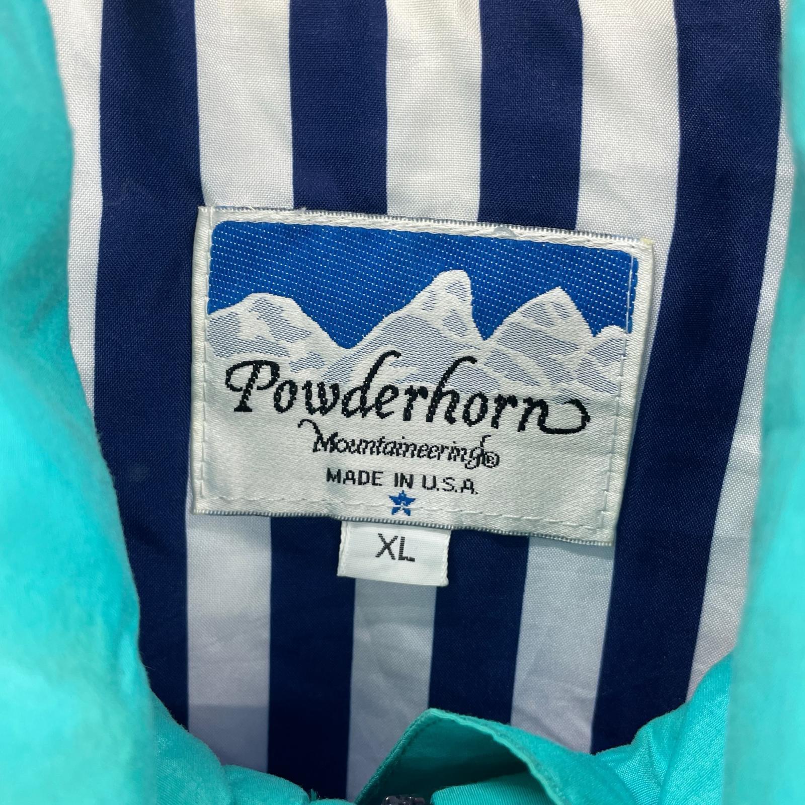 ダウンジャケット USA製 Powderhorn Mountaineering (XL) ブルー