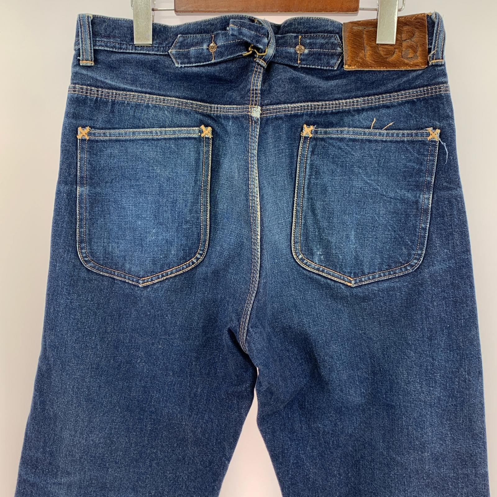 デニムパンツ TCB CATBOY JEANS W33 ブルー