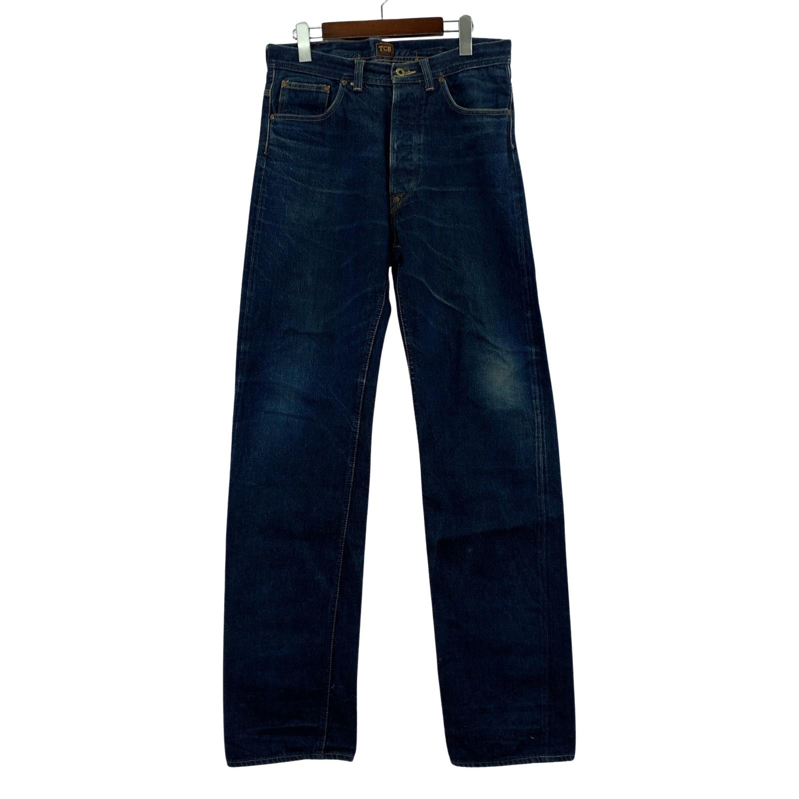 デニムパンツ TCB CATBOY JEANS W33 ブルー
