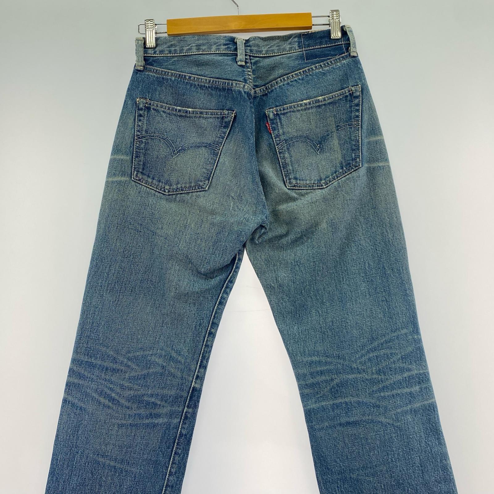 デニムパンツ 日本製 501XX 1955年モデル W30 31 ブルー