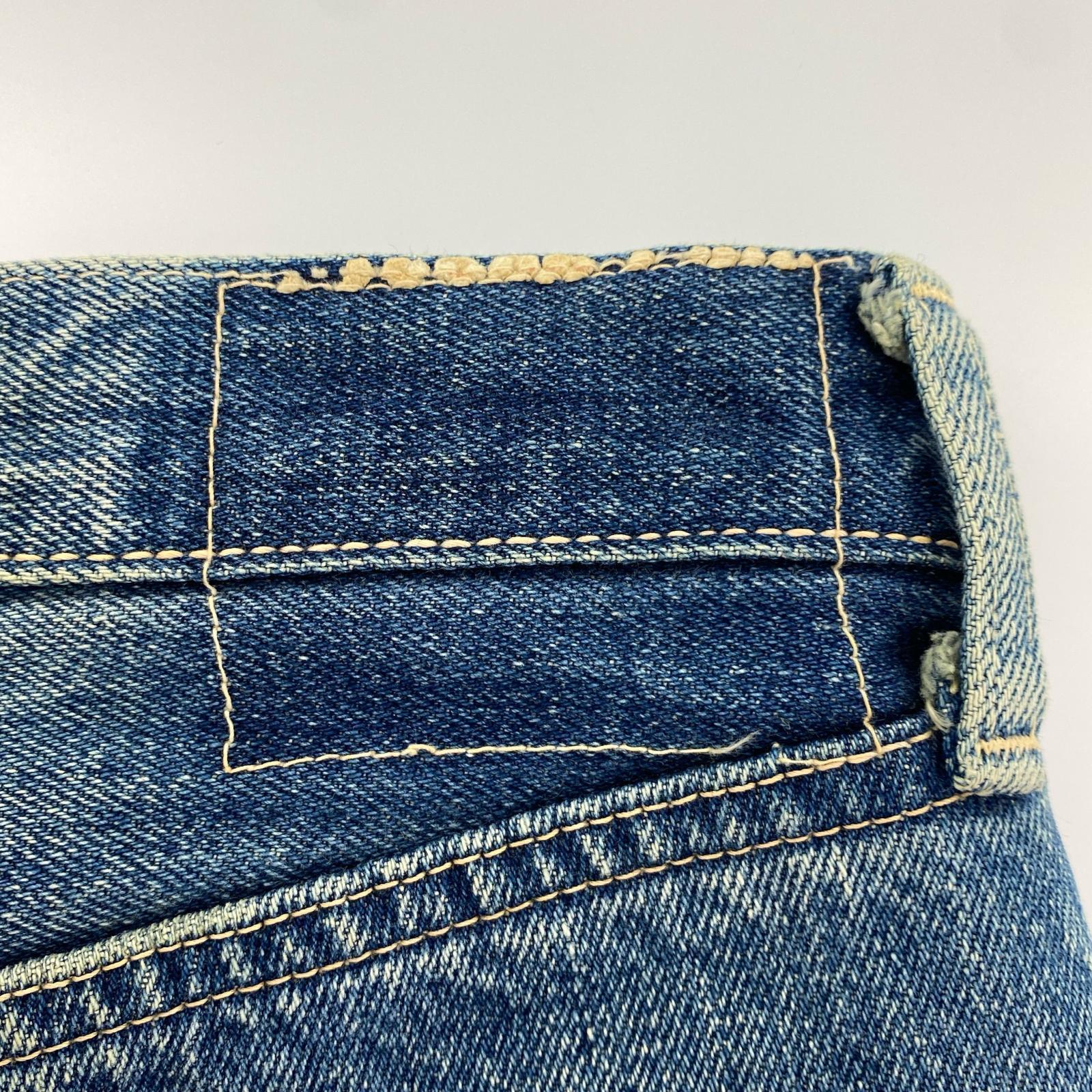 デニムパンツ 日本製 501XX 1955年モデル W30 31 ブルー