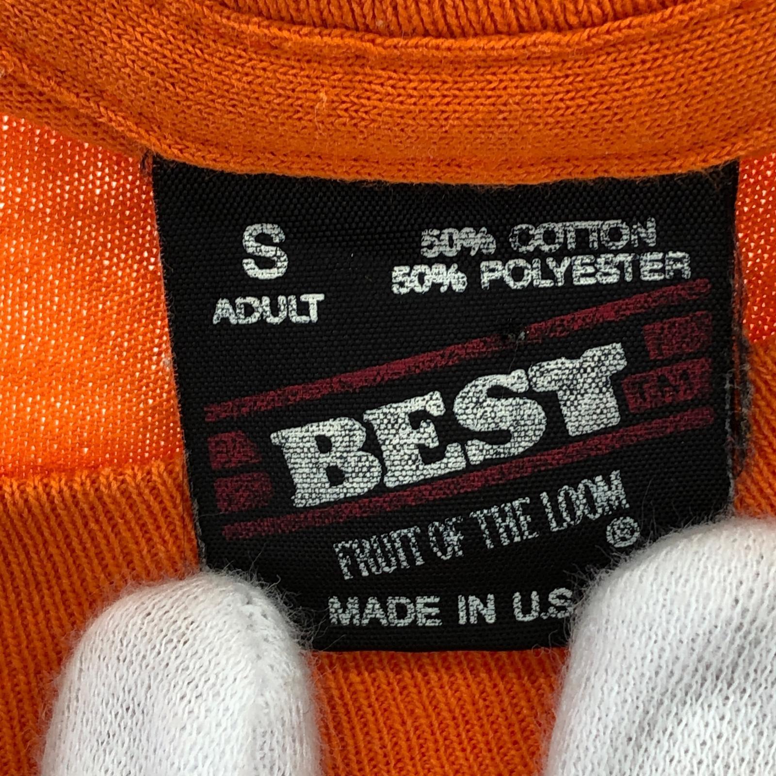 半袖Tシャツ 90s USA製 RIVERSIDE RECREATION Tee オレンジ S オレンジ