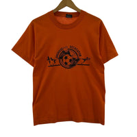半袖Tシャツ 90s USA製 RIVERSIDE RECREATION Tee オレンジ S オレンジ