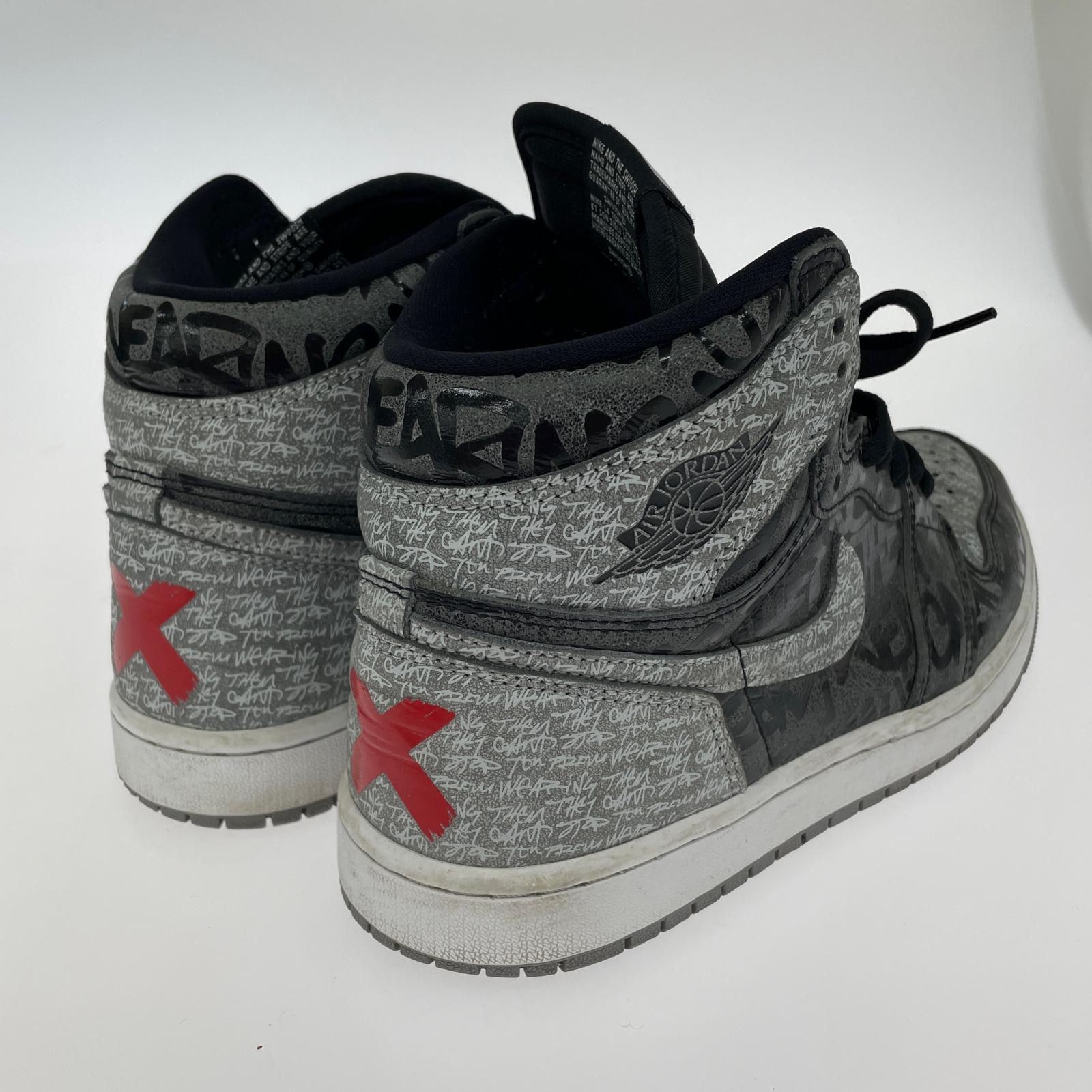 スニーカー Air Jordam1 Rebellionaire グレー 26cm (US8 UK7 1/2 EU42) ブラック