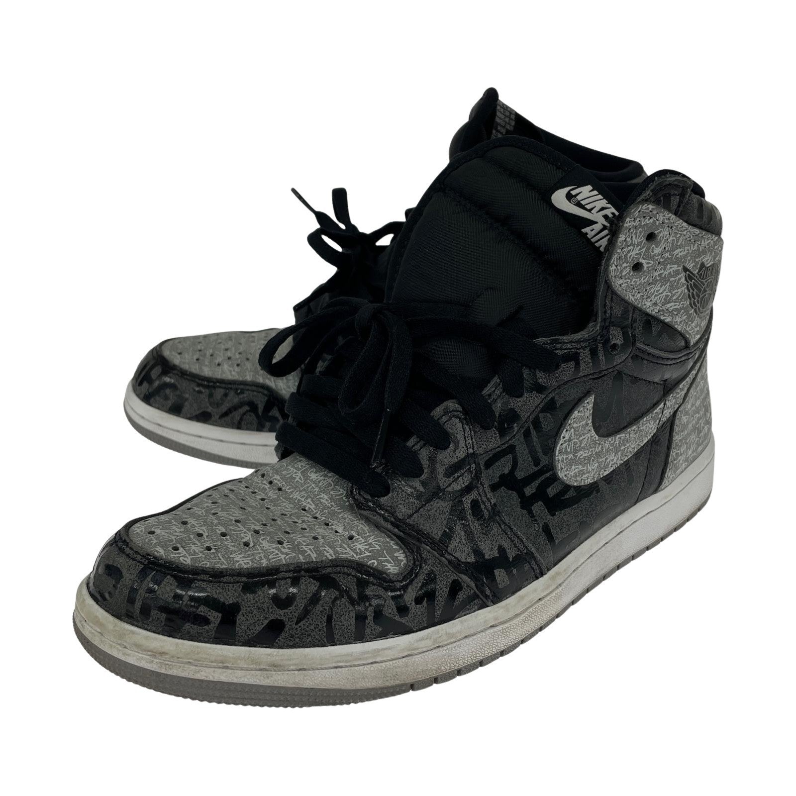 スニーカー Air Jordam1 Rebellionaire グレー 26cm (US8 UK7 1/2 EU42) ブラック