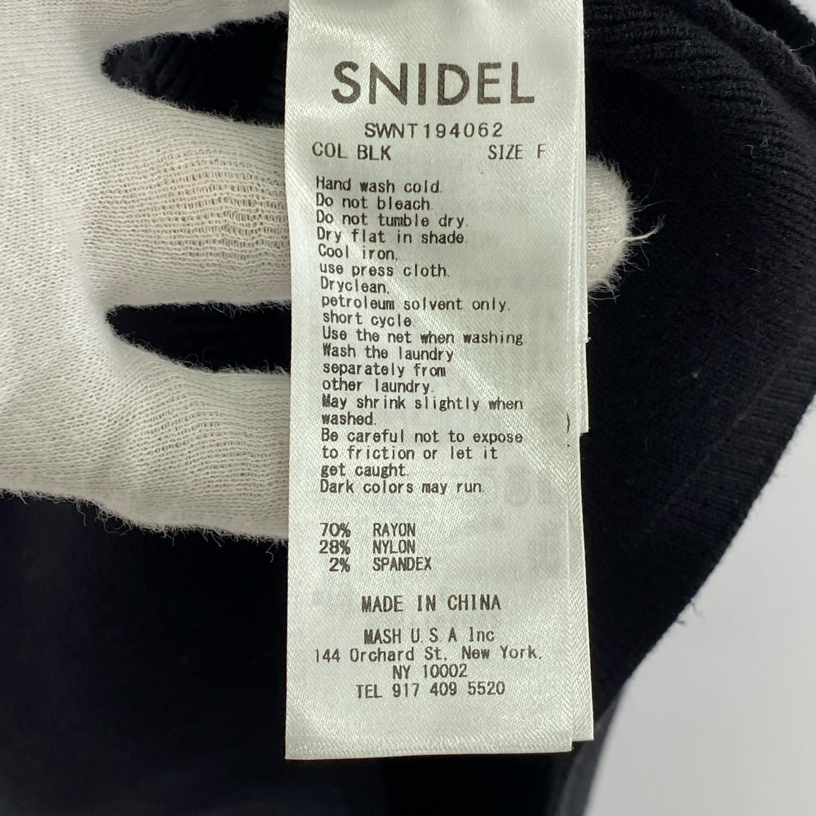 ニット snidel ニット・セーター ブラック
