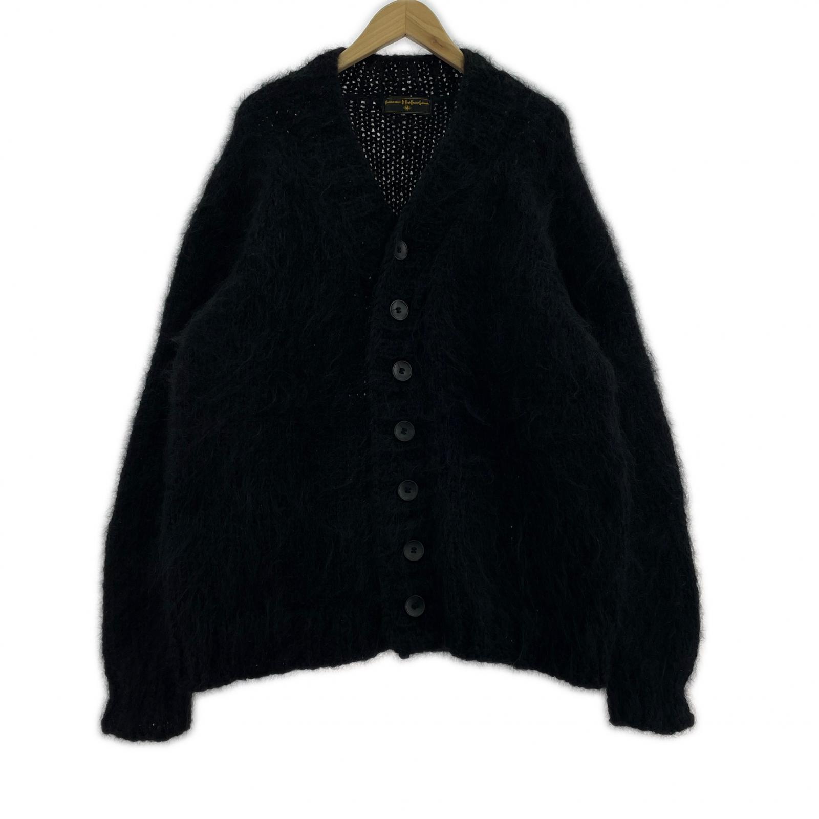 カーディガン BAA COSTUME MFG. KING MOHAIR CARDIGAN ブラック