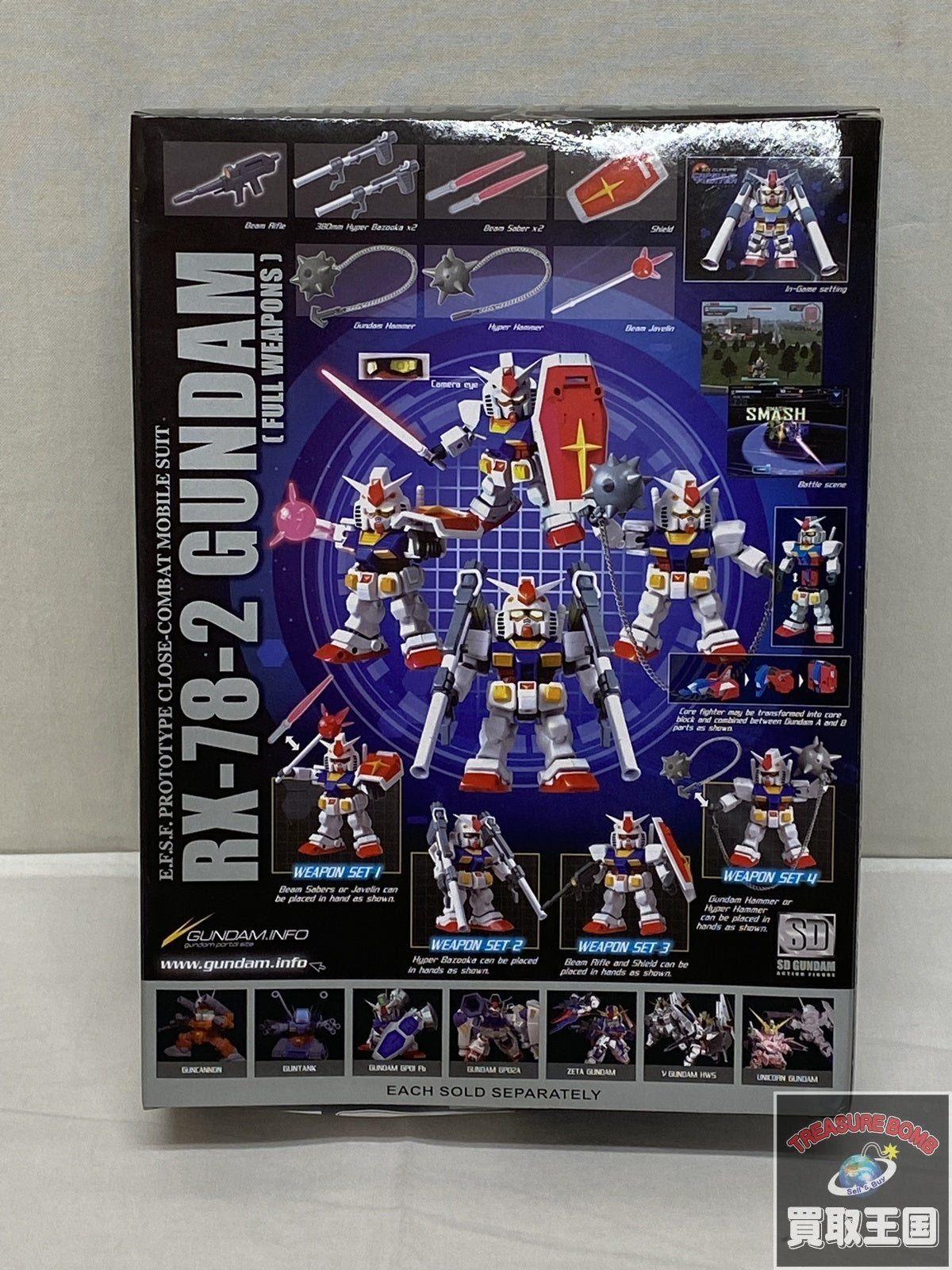 SDガンダム アクションフィギュア RX-78-2 フィギュア/グッズ