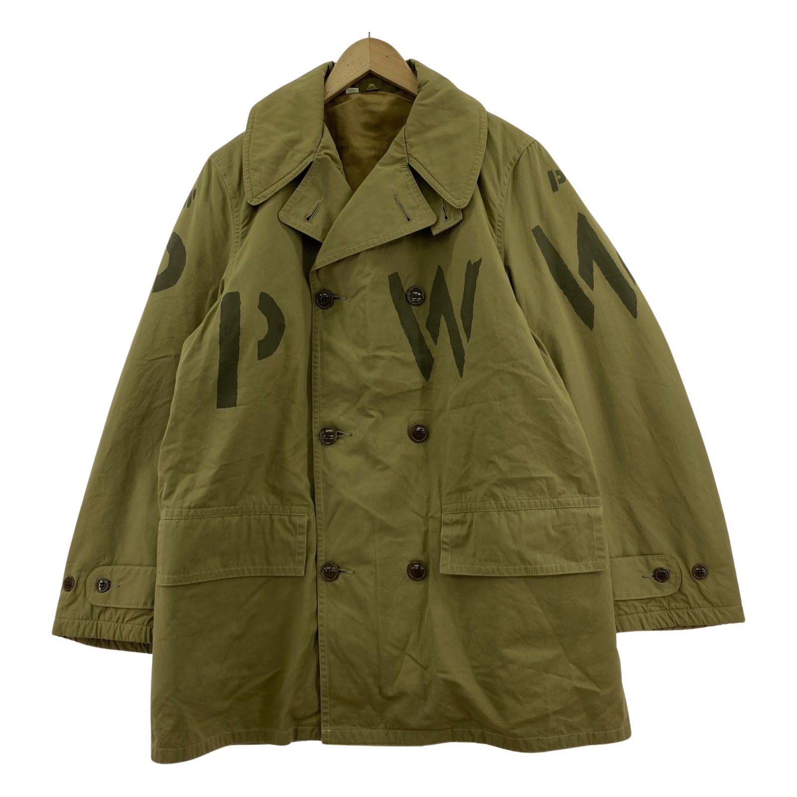 ミリタリージャケット マッキーノコート M-1943 PW STENCIL カーキ 40 カーキ