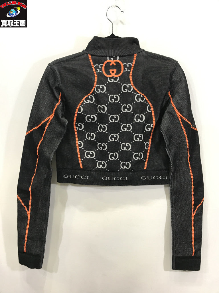 GUCCI 726373 GGジャガード クロップドジャージ 726373