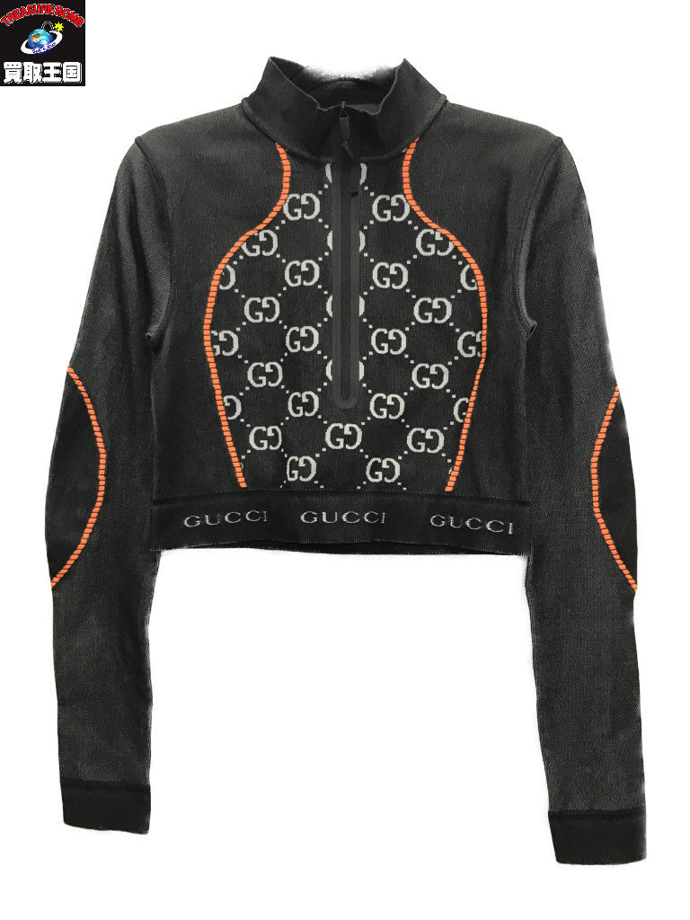 GUCCI 726373 GGジャガード クロップドジャージ 726373
