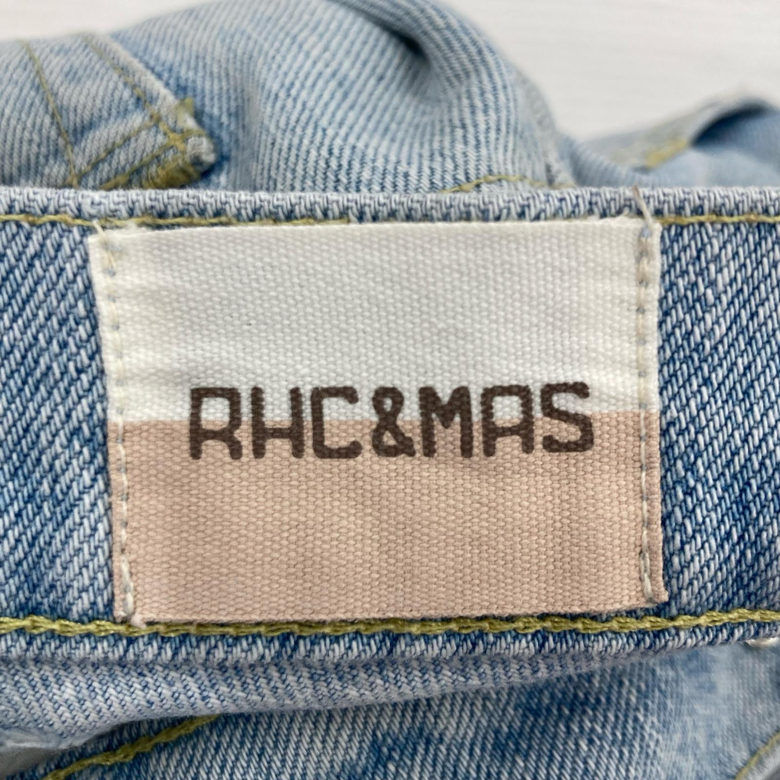 デニムパンツ RHC&MAS ダメージ インディゴ (W31)