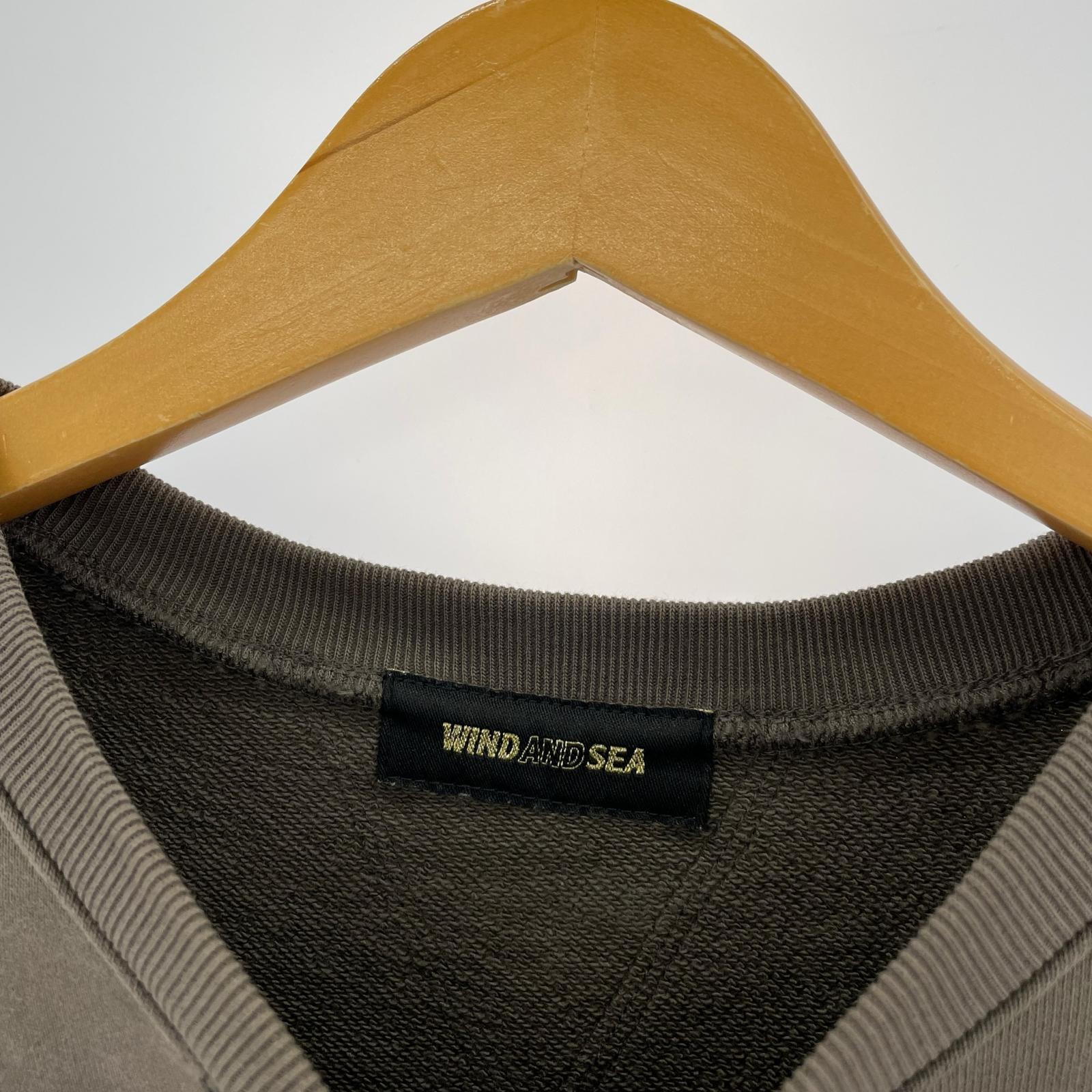 スウェット 22AW Crew Neck カーキ L L ブラウン