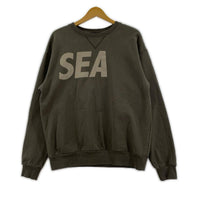 スウェット 22AW Crew Neck カーキ L L ブラウン