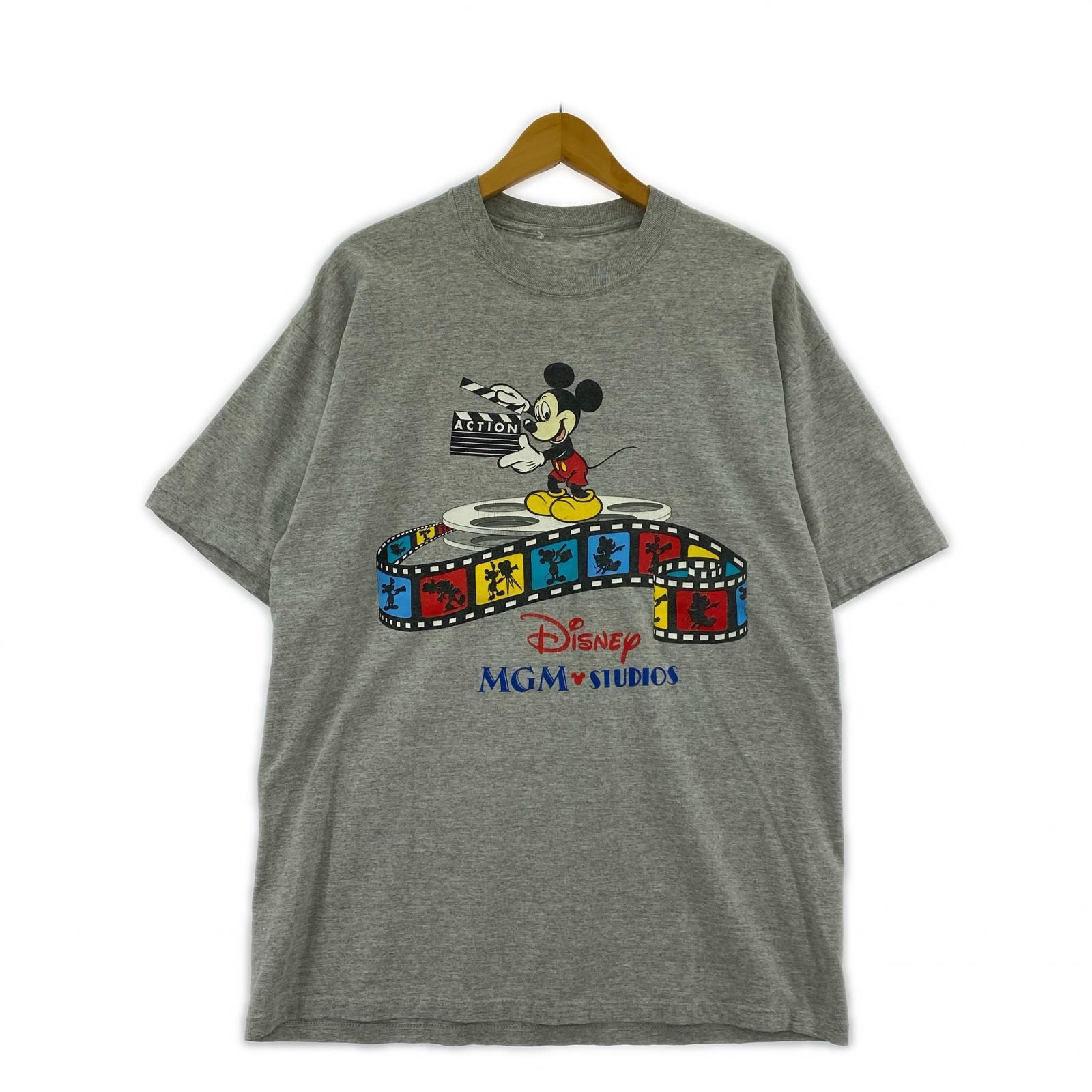 半袖Tシャツ Disney 90s グレー グレー