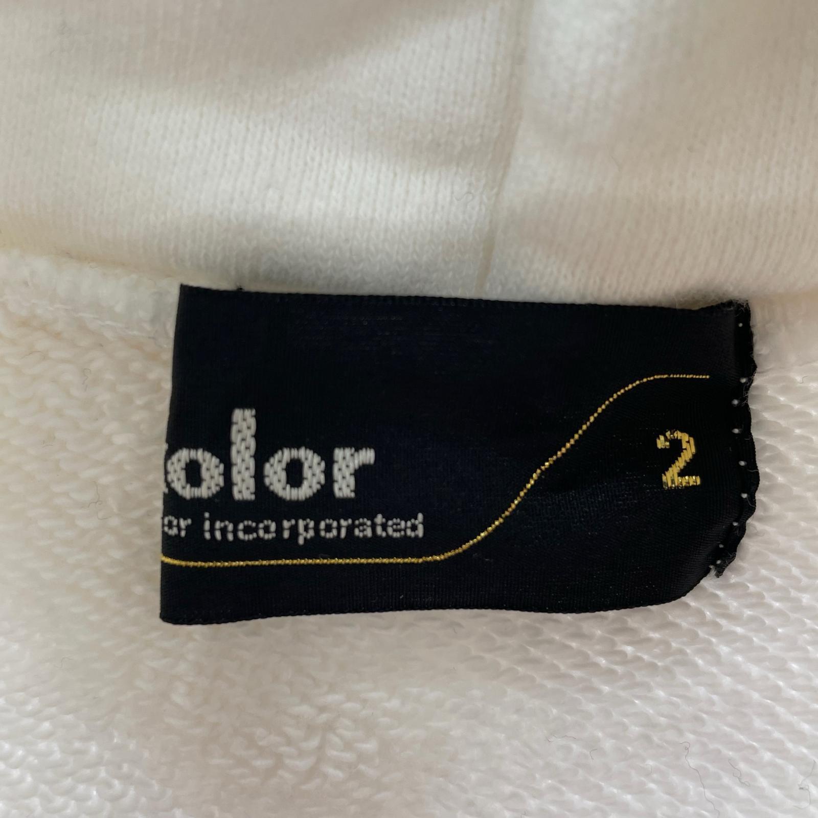 パーカー kolor 20AW 切替パーカー 20WCM-T13204S 白 (2) 2 ホワイト