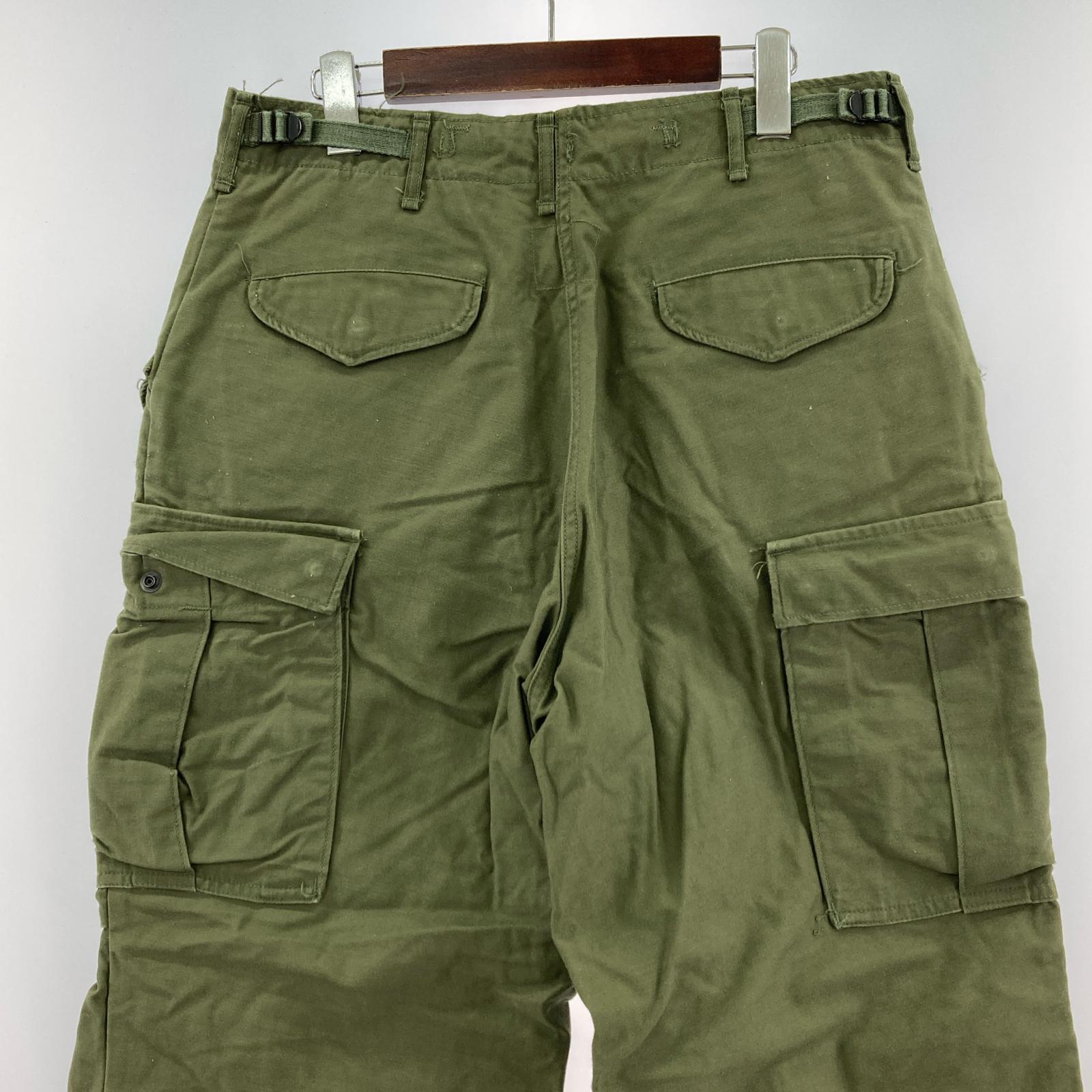 パンツ 60s M-65 フィールドパンツ 緑 S S グリーン