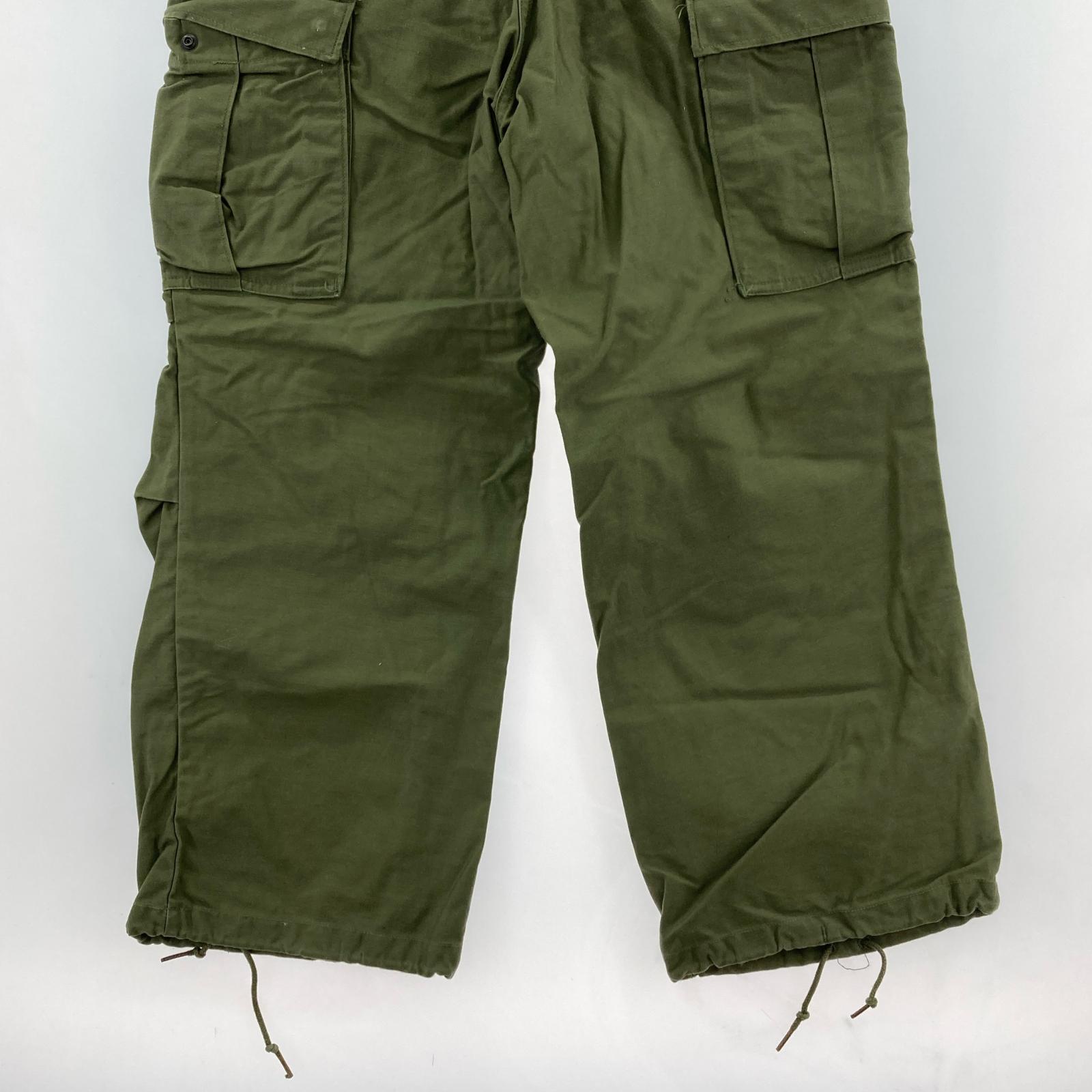 パンツ 60s M-65 フィールドパンツ 緑 S S グリーン