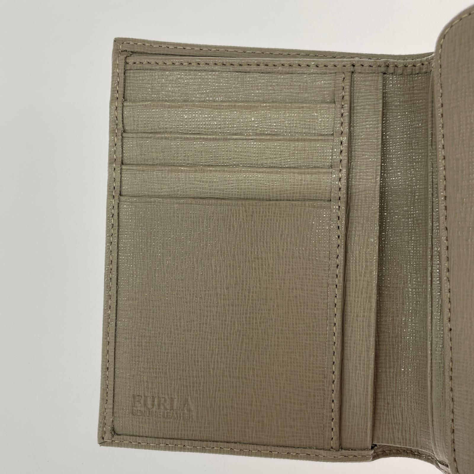 コンパクトウォレット 三つ折り財布 グレー グレー