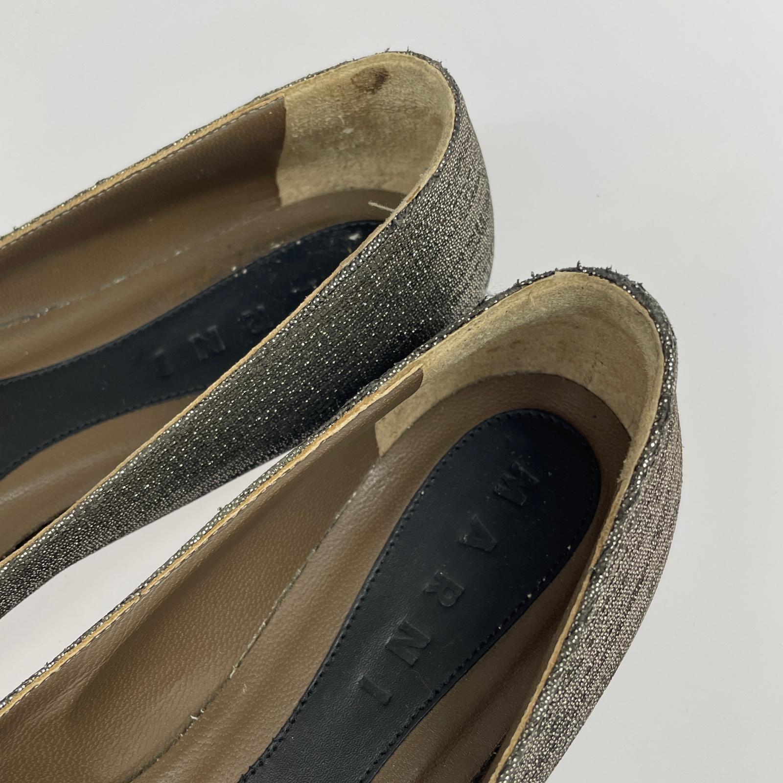 パンプス MARNI リボン パンプス 35 ブラック