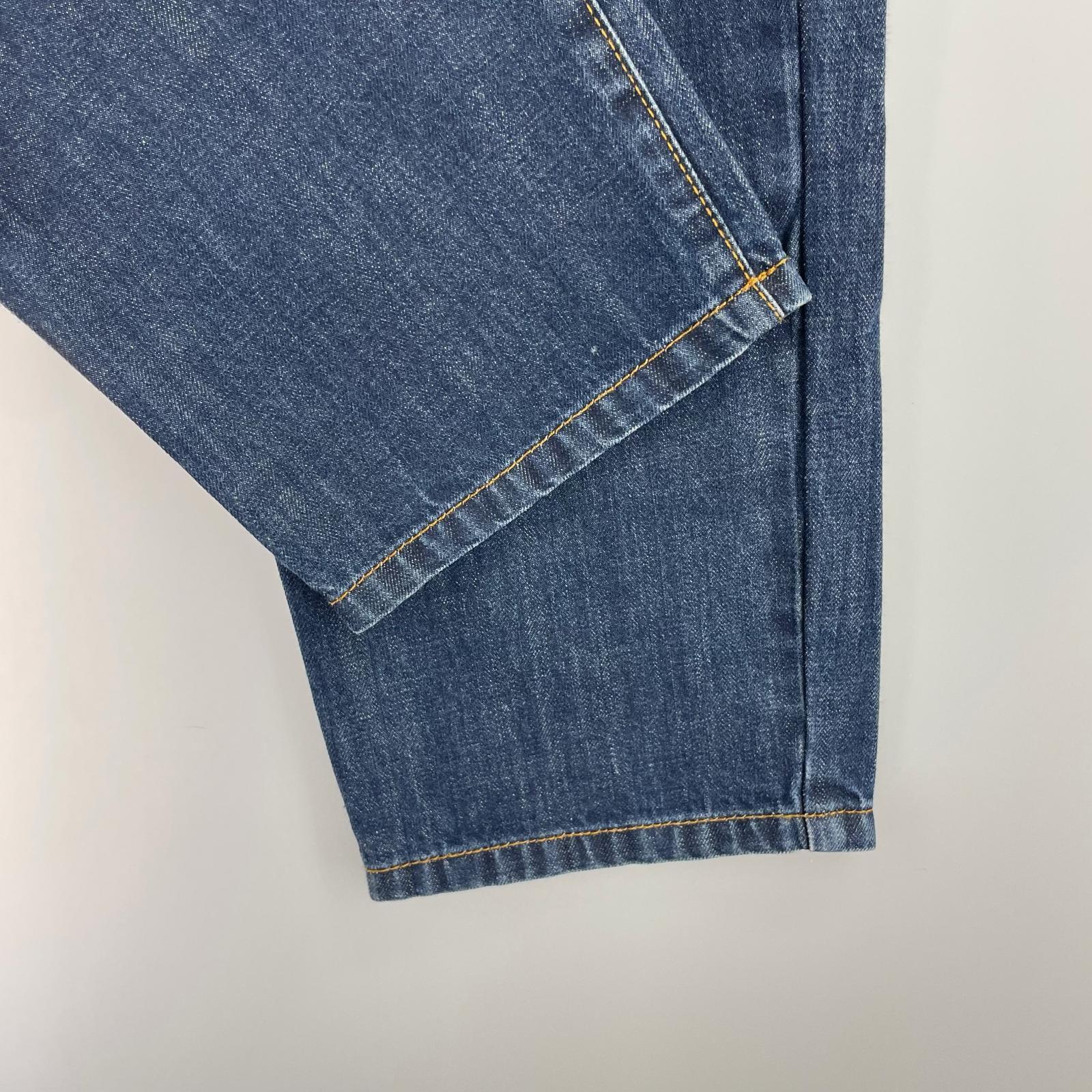 デニムパンツ デニムパンツ ブルー